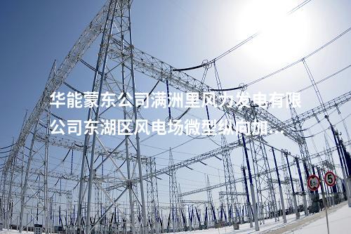 華能蒙東公司滿洲里風力發(fā)電有限公司東湖區(qū)風電場微型縱向加密及雙北斗對時裝置物資采購詢價公告