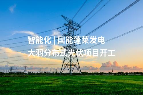 智能化 | 國能蓬萊發(fā)電大羽分布式光伏項目開工