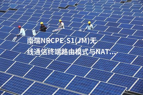 南瑞NRCPE-S1(JM)無線通信終端路由模式與NAT模式的比較