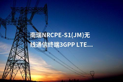 南瑞NRCPE-S1(JM)無線通信終端電力行業(yè)的網(wǎng)絡(luò)通信需求