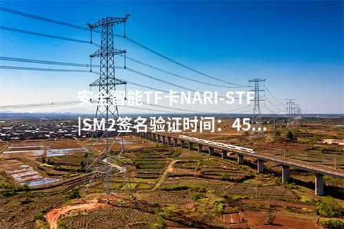 安全智能TF卡NARI-STF|SM2簽名驗證時間：450ms/次