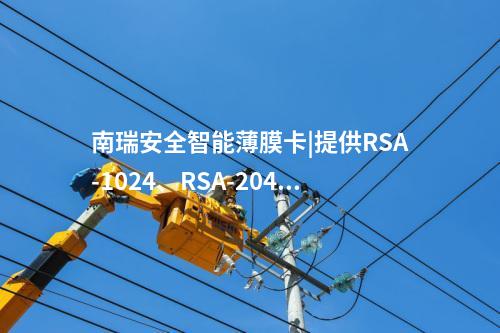 南瑞安全智能薄膜卡|提供RSA-1024、RSA-2048、SM2-256等算法。